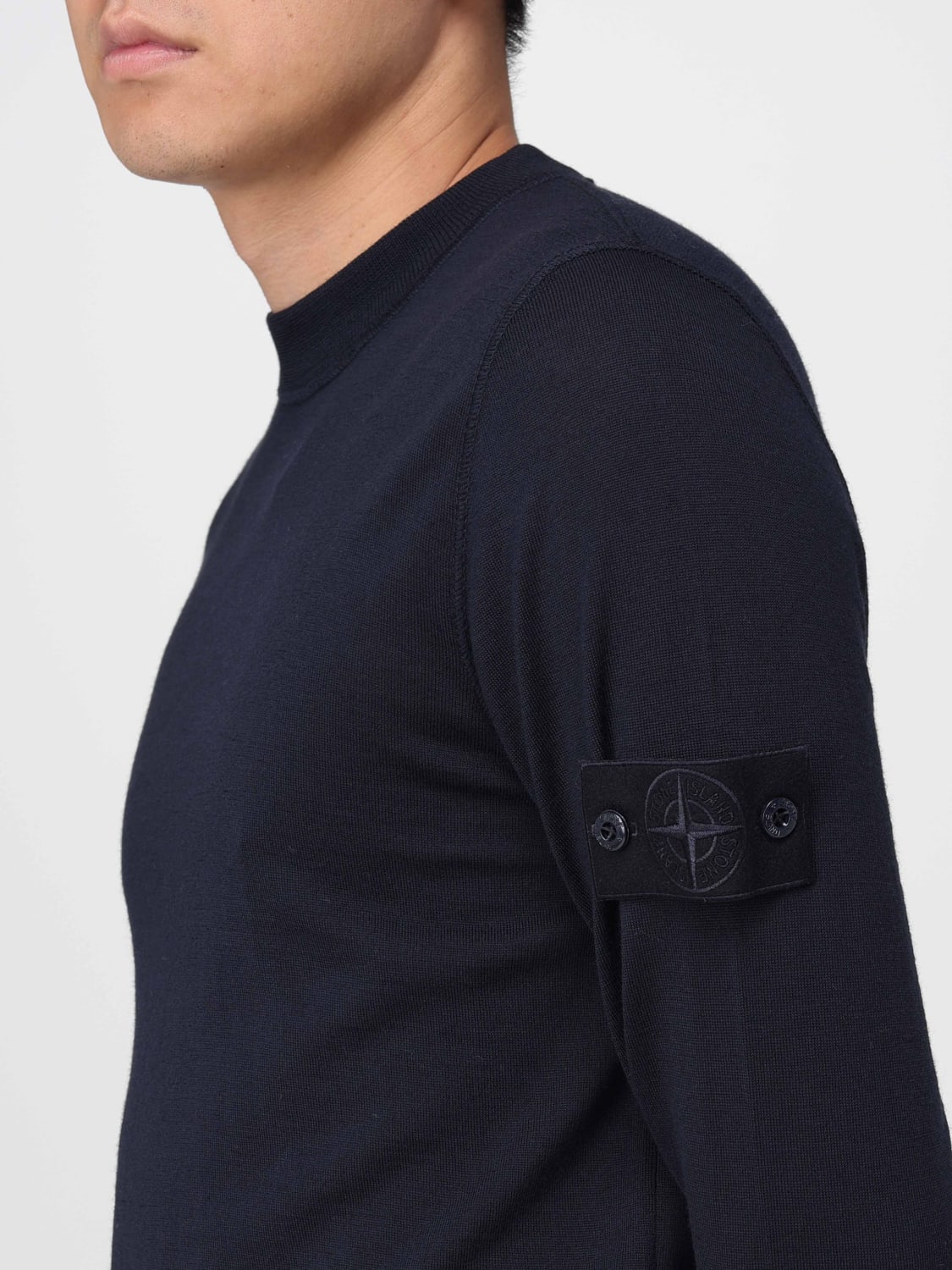 STONE ISLAND PULLOVER: Pullover herren Stone Island, Blau - Img 4