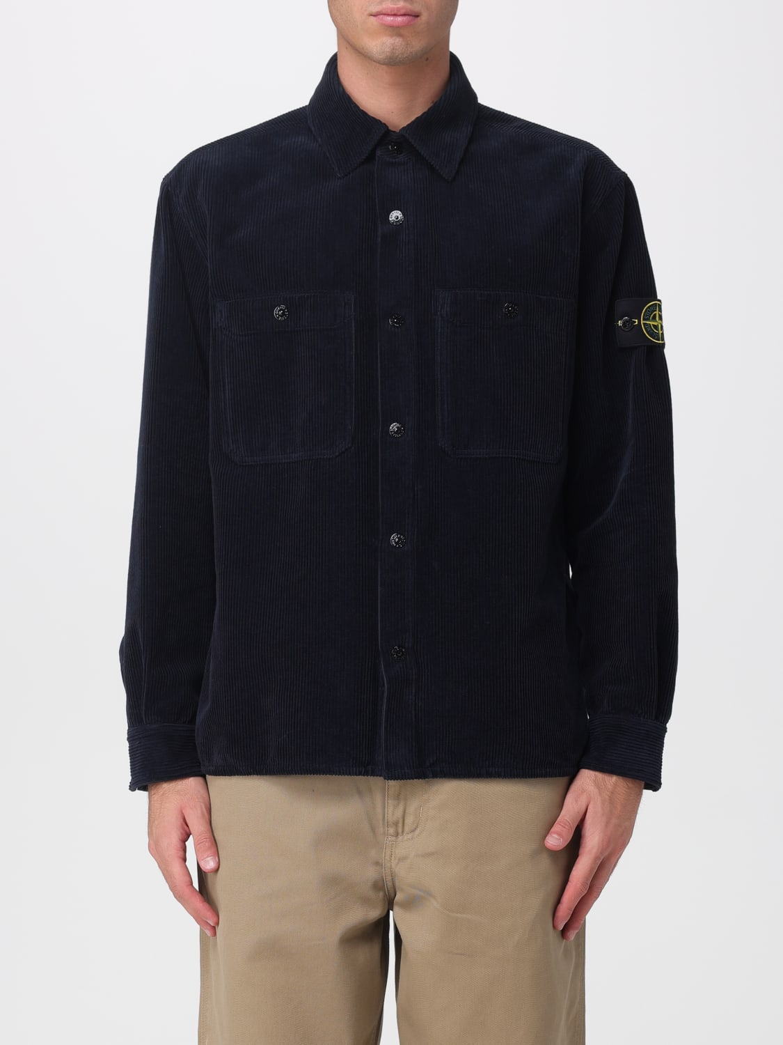 STONE ISLAND SHIRT: Shirt men Stone Island, Blue - Img 1