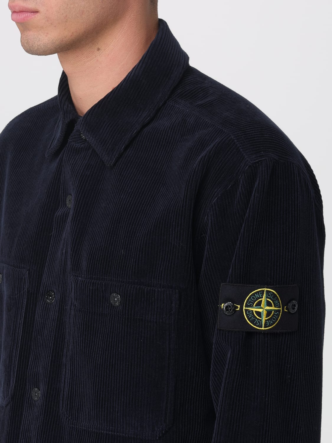 STONE ISLAND SHIRT: Shirt men Stone Island, Blue - Img 4