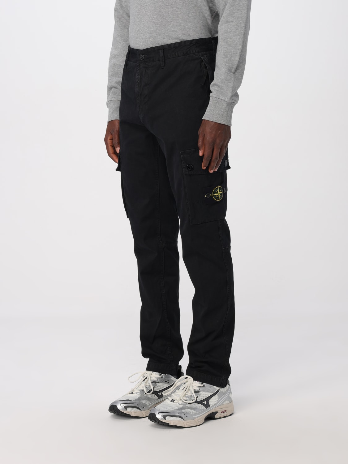 STONE ISLAND HOSE: Hose herren Stone Island, Schwarz - Img 4