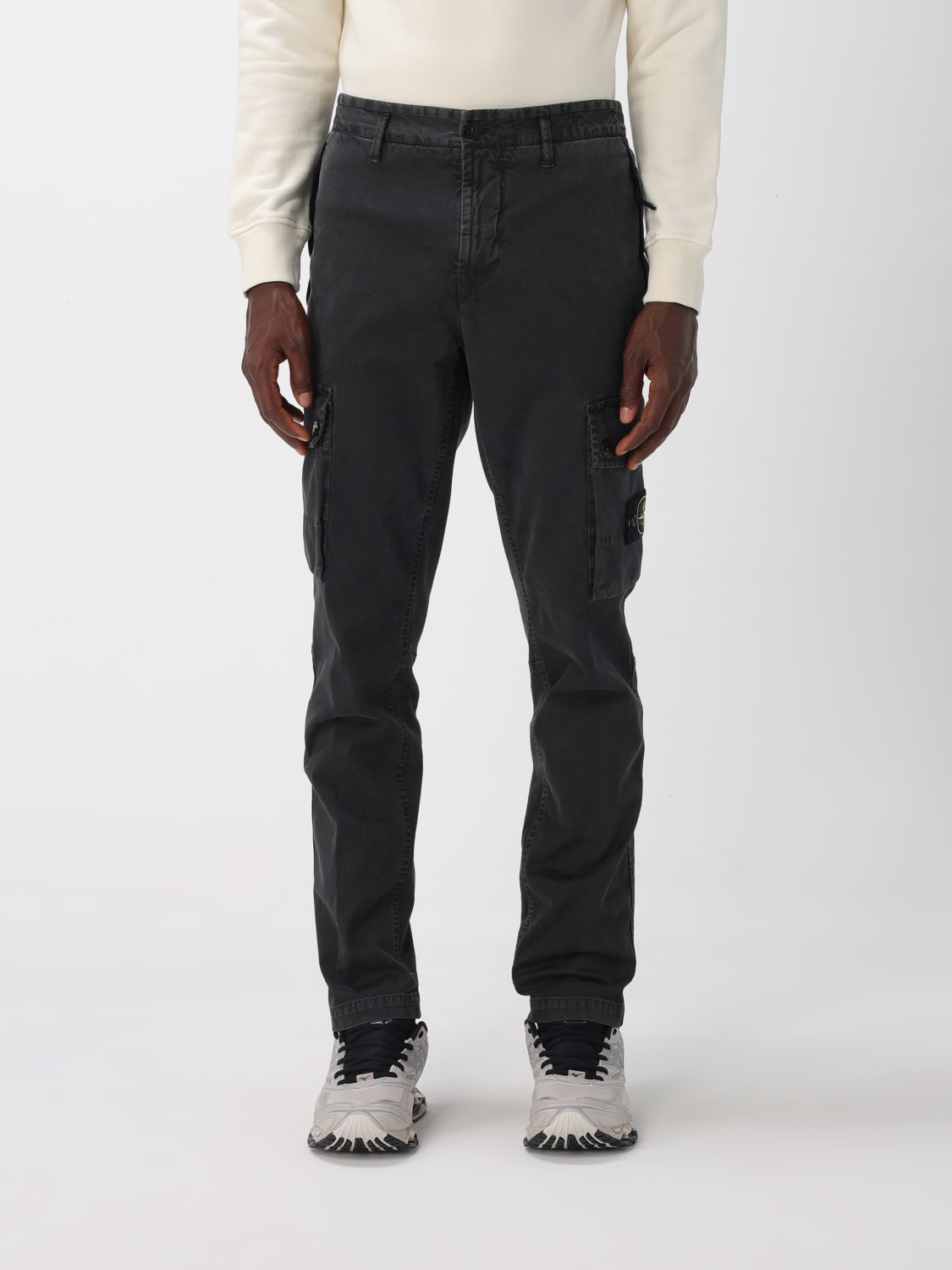 STONE ISLAND PANTS: Pants men Stone Island, Grey - Img 1