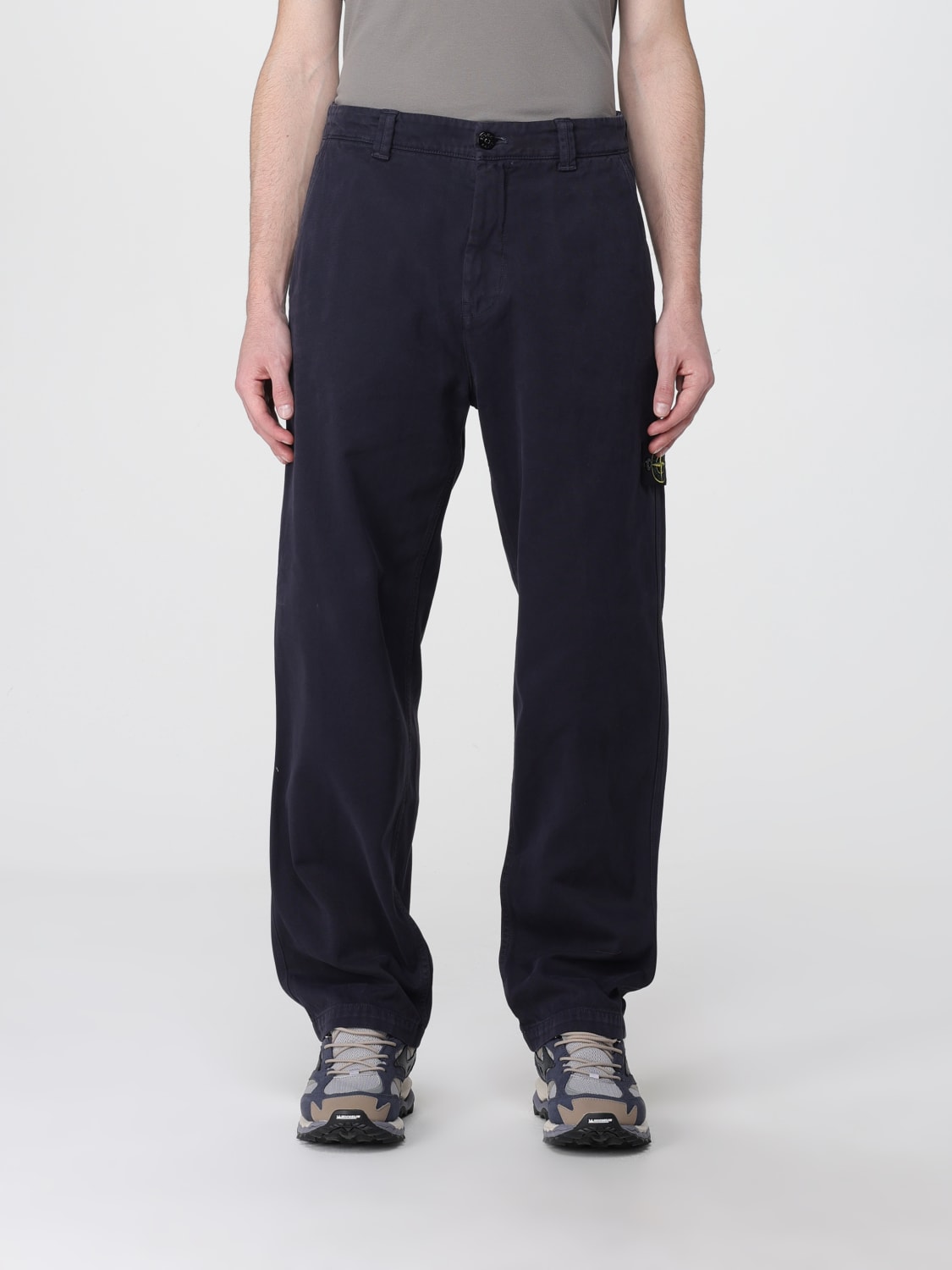 STONE ISLAND PANTS: Pants men Stone Island, Blue - Img 1