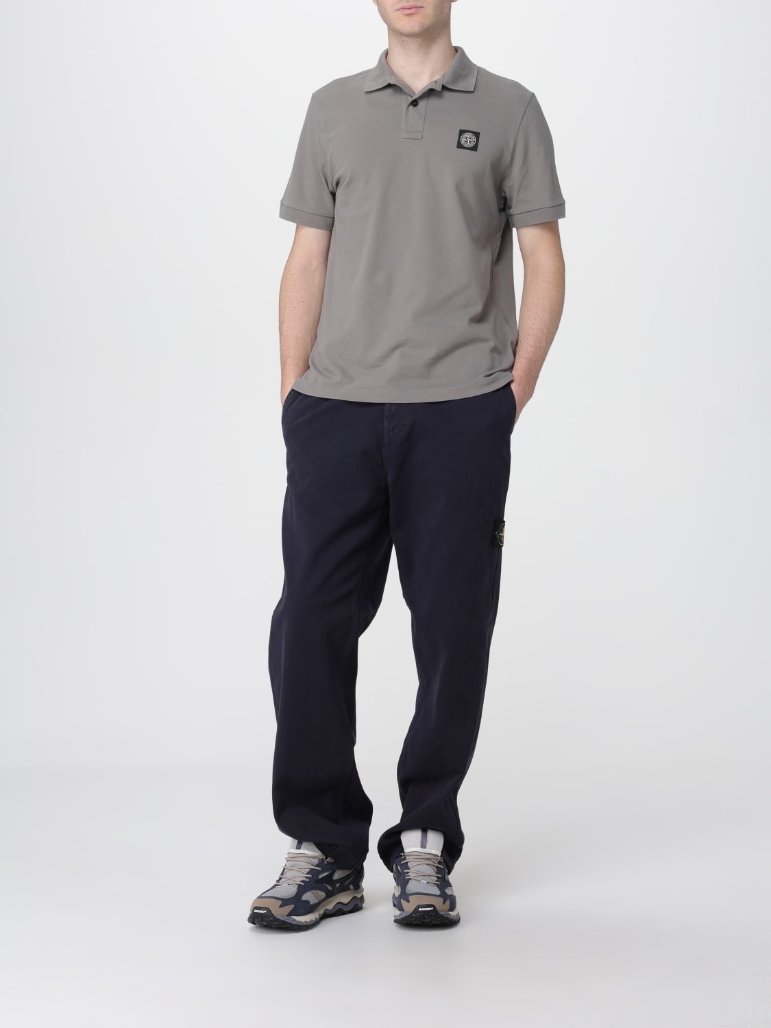 STONE ISLAND PANTS: Pants men Stone Island, Blue - Img 2