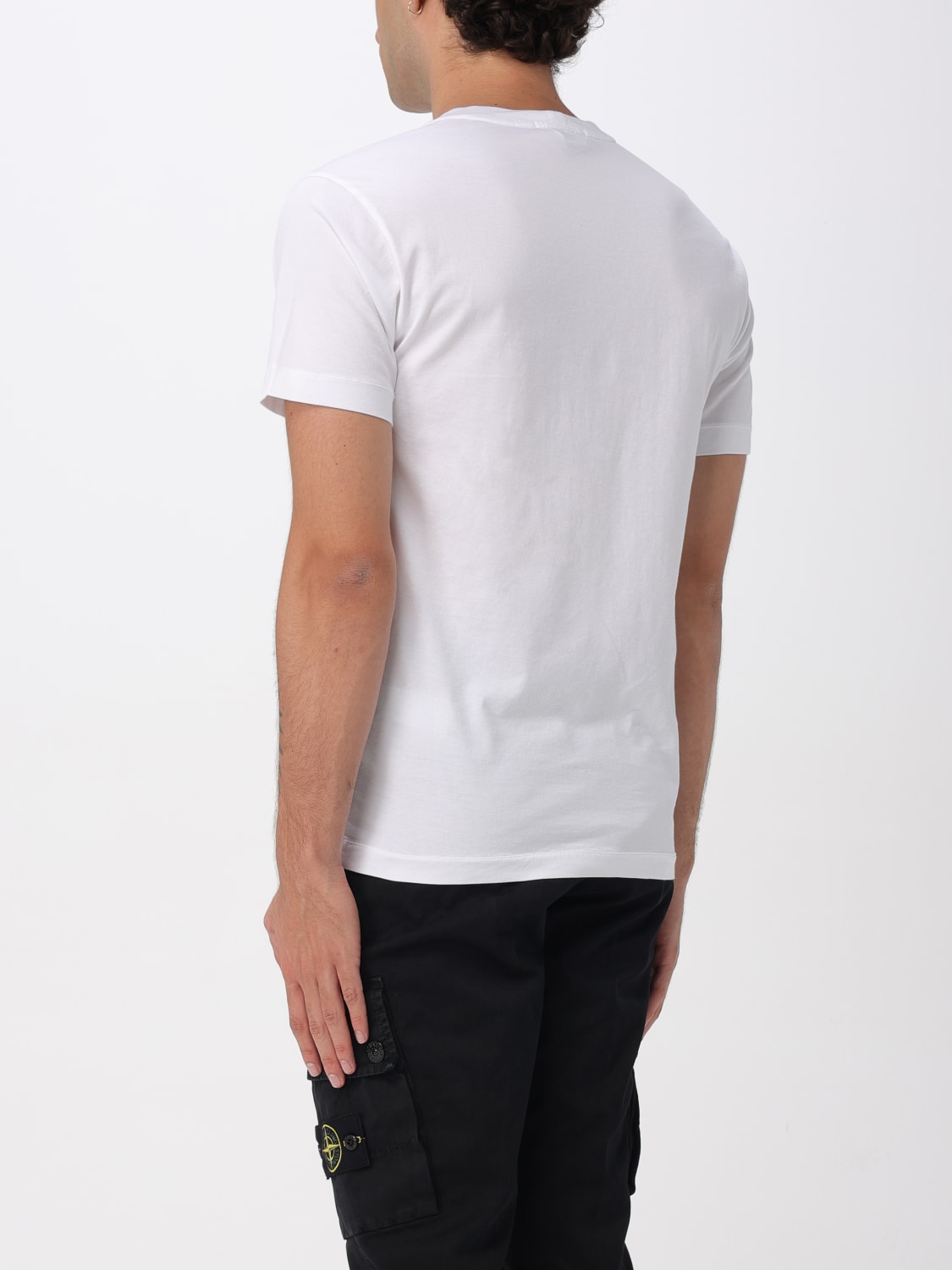 STONE ISLAND T-SHIRT: T-shirt men Stone Island, White - Img 2