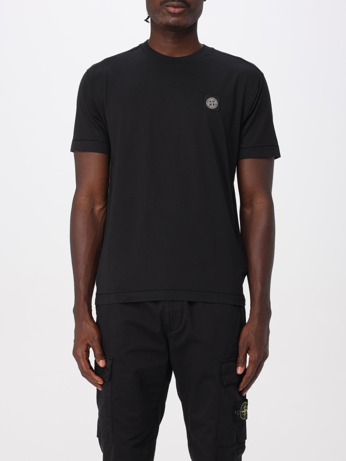 STONE ISLAND T-SHIRT: T-shirt men Stone Island, Black - Img 1