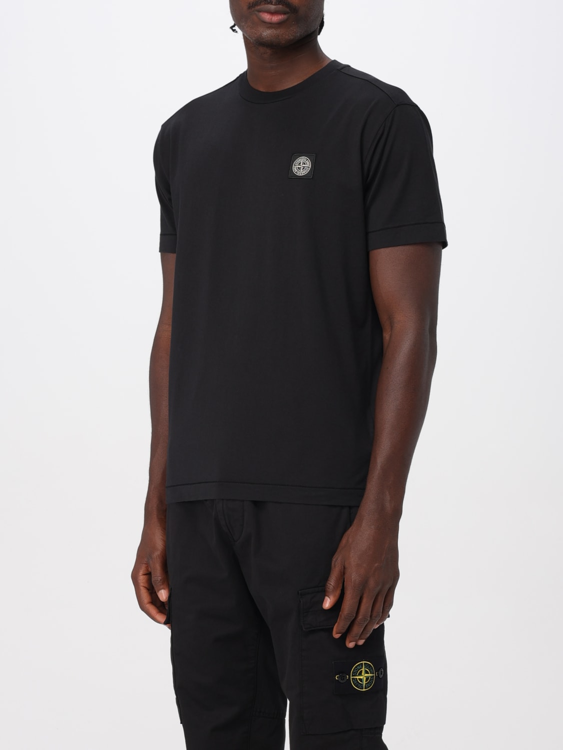 STONE ISLAND T-SHIRT: T-shirt men Stone Island, Black - Img 4