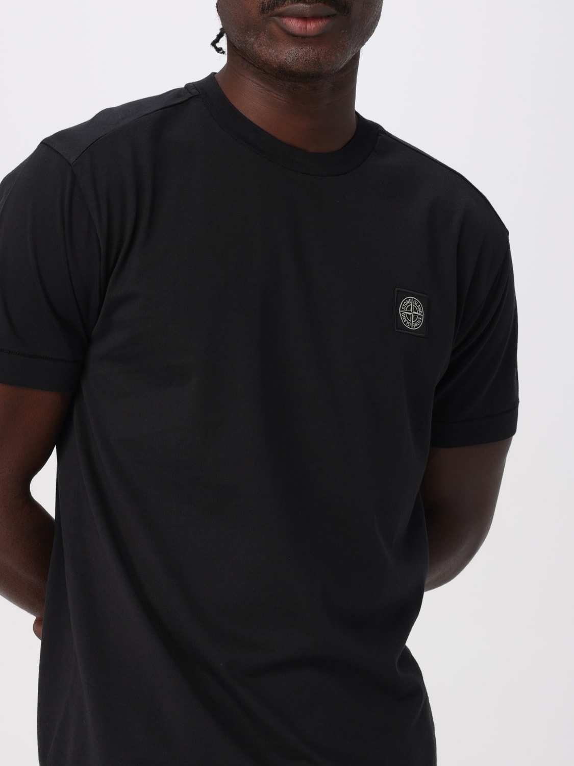 STONE ISLAND T-SHIRT: T-shirt men Stone Island, Black - Img 5