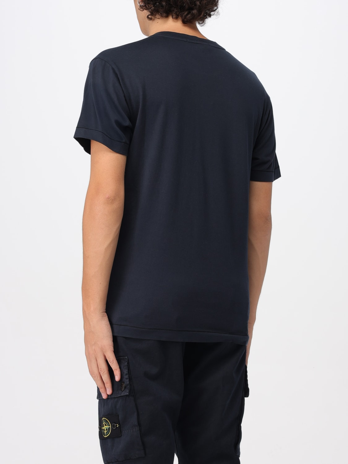 STONE ISLAND T-SHIRT: T-shirt men Stone Island, Blue - Img 2