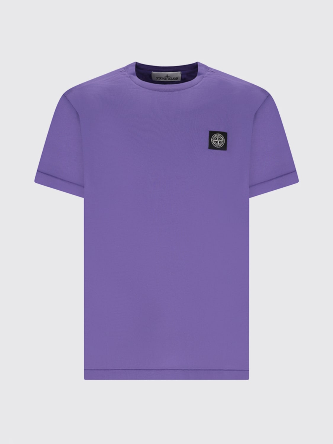 STONE ISLAND T-SHIRT: T-shirt men Stone Island, Violet - Img 1