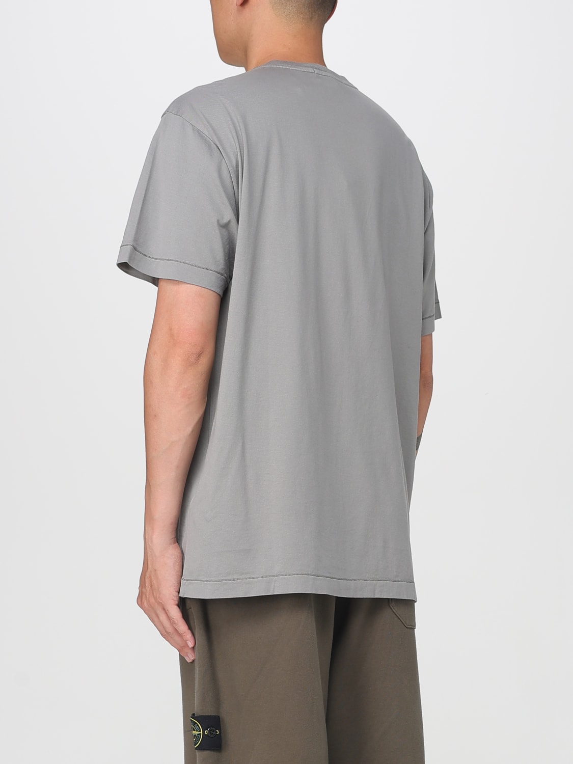 STONE ISLAND T-SHIRT: T-shirt men Stone Island, Grey - Img 3