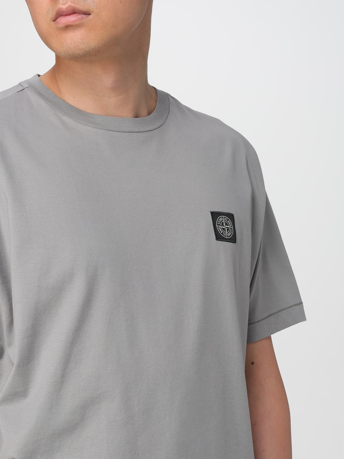 STONE ISLAND T-SHIRT: T-shirt men Stone Island, Grey - Img 5