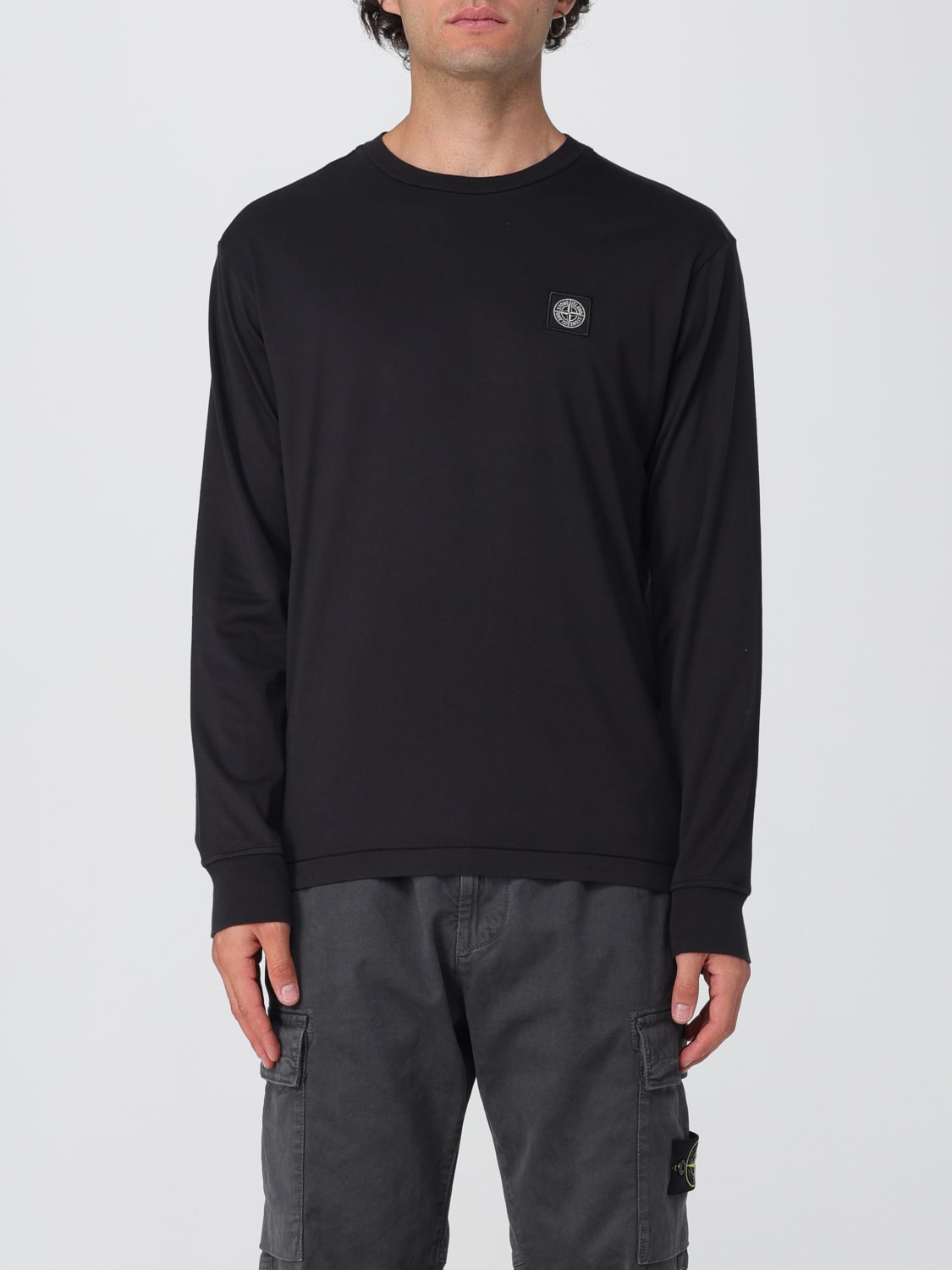 STONE ISLAND T-SHIRT: T-shirt men Stone Island, Black - Img 1