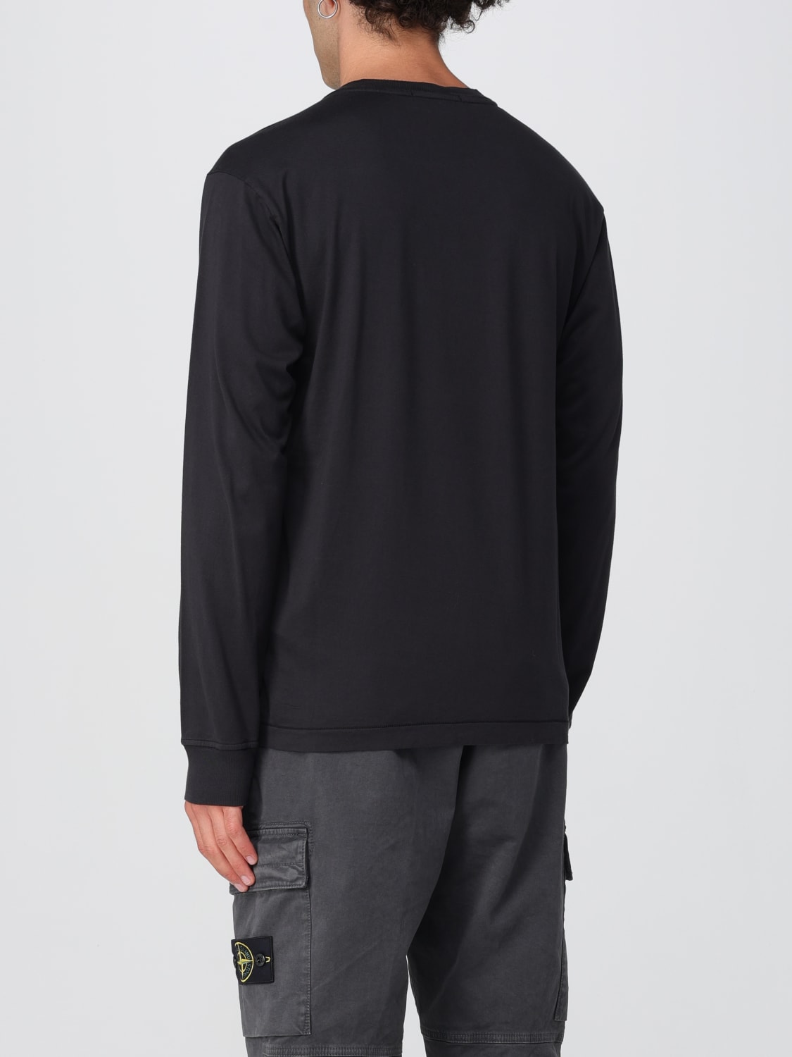 STONE ISLAND T-SHIRT: T-shirt men Stone Island, Black - Img 3