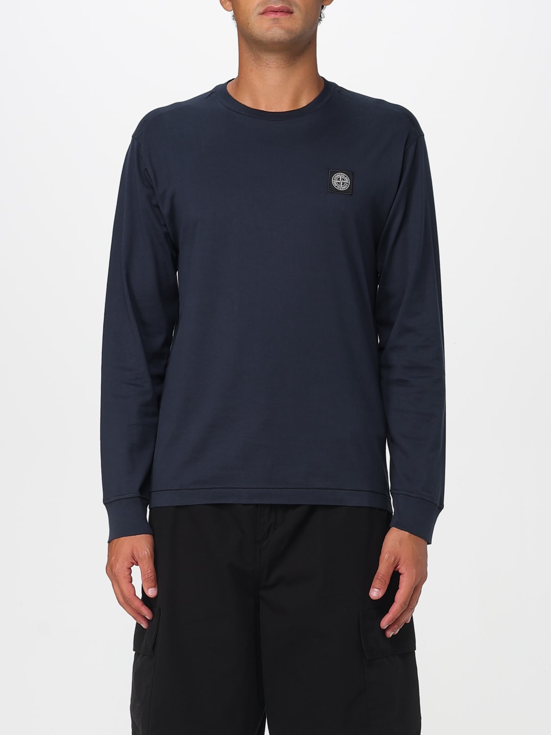 STONE ISLAND T-SHIRT: T-shirt men Stone Island, Blue - Img 1