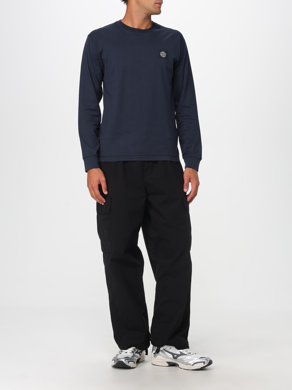 STONE ISLAND T-SHIRT: T-shirt men Stone Island, Blue - Img 2