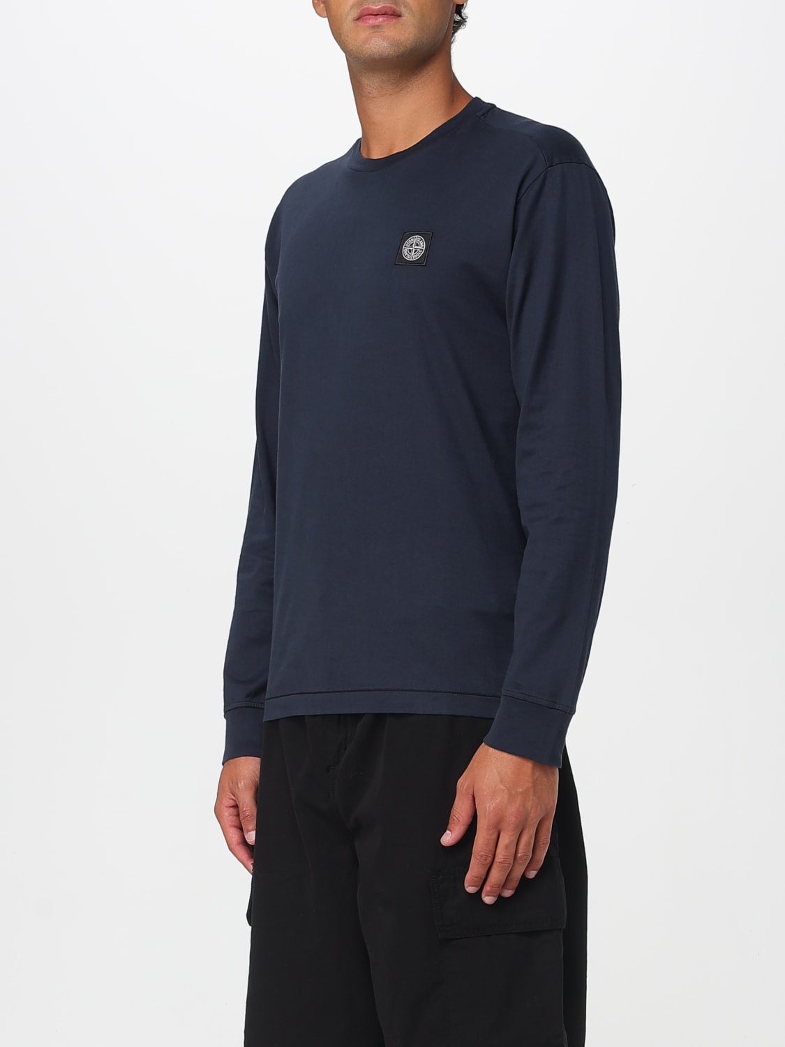 STONE ISLAND T-SHIRT: T-shirt men Stone Island, Blue - Img 4