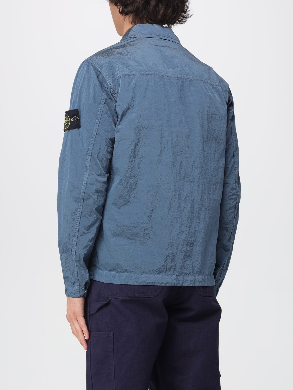 STONE ISLAND T-SHIRT: T-shirt men Stone Island, Gnawed Blue - Img 3