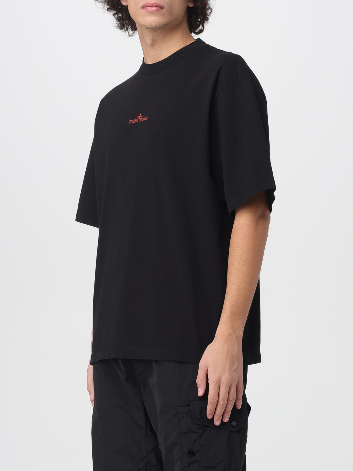 STONE ISLAND T-SHIRT: T-shirt men Stone Island, Black - Img 4