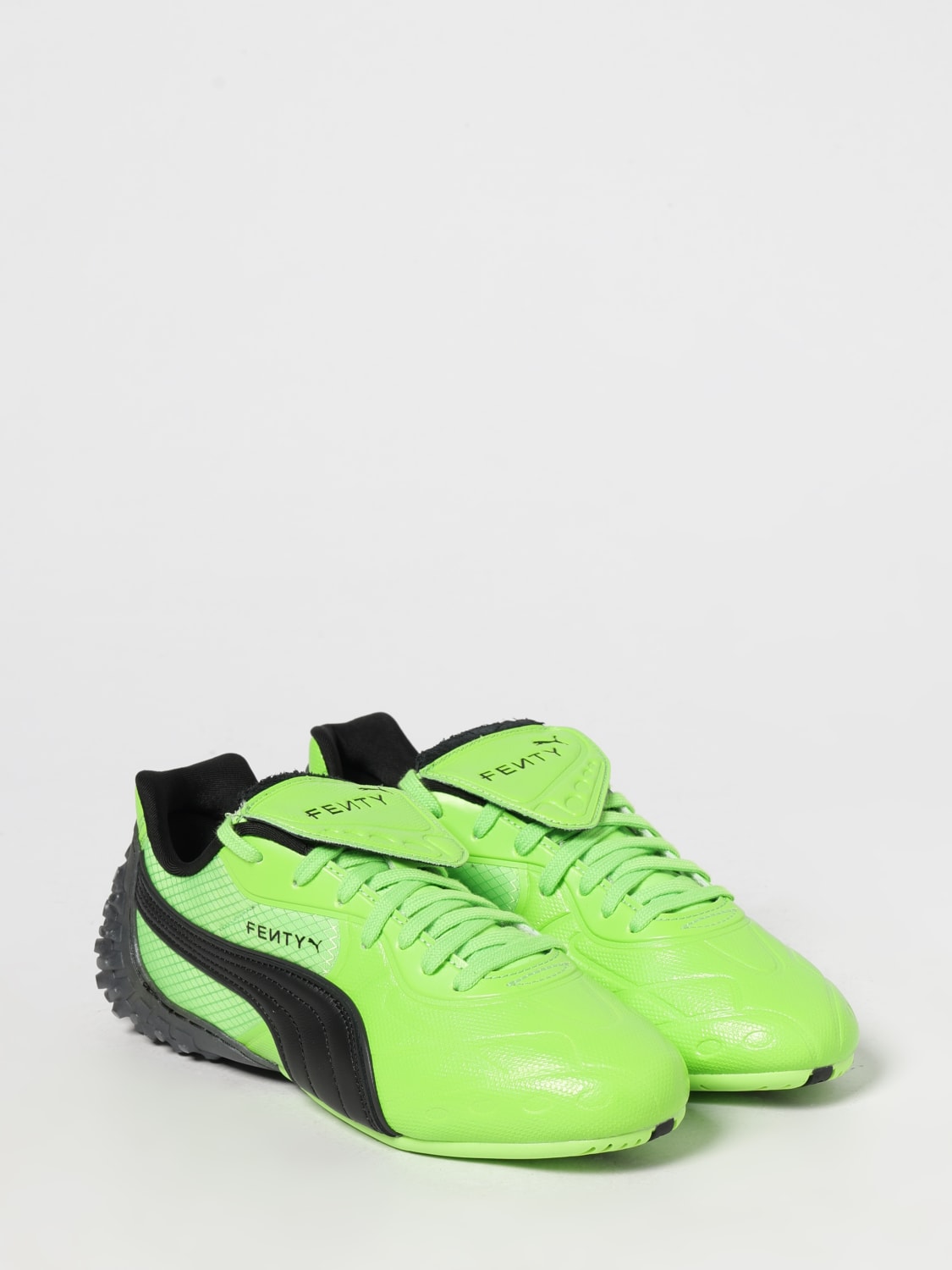 FENTY X PUMA SNEAKERS: Sneakers Avanti LS-X FENTY x Puma in gomma e nylon , Verde - Img 2