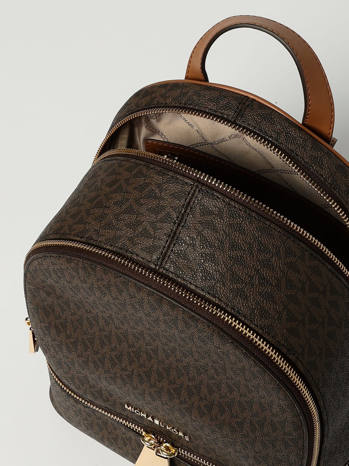 MICHAEL KORS SAC À DOS: Sac porté épaule femme Michael Kors, Marron - Img 4