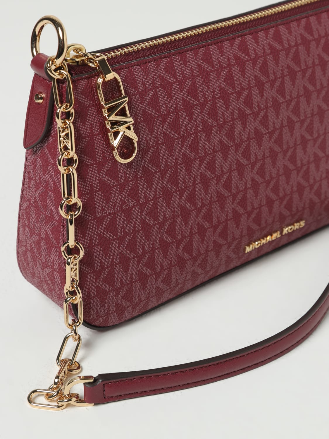 MICHAEL KORS BOLSO DE HOMBRO: Bolso de hombro mujer Michael Kors, Granate - Img 3