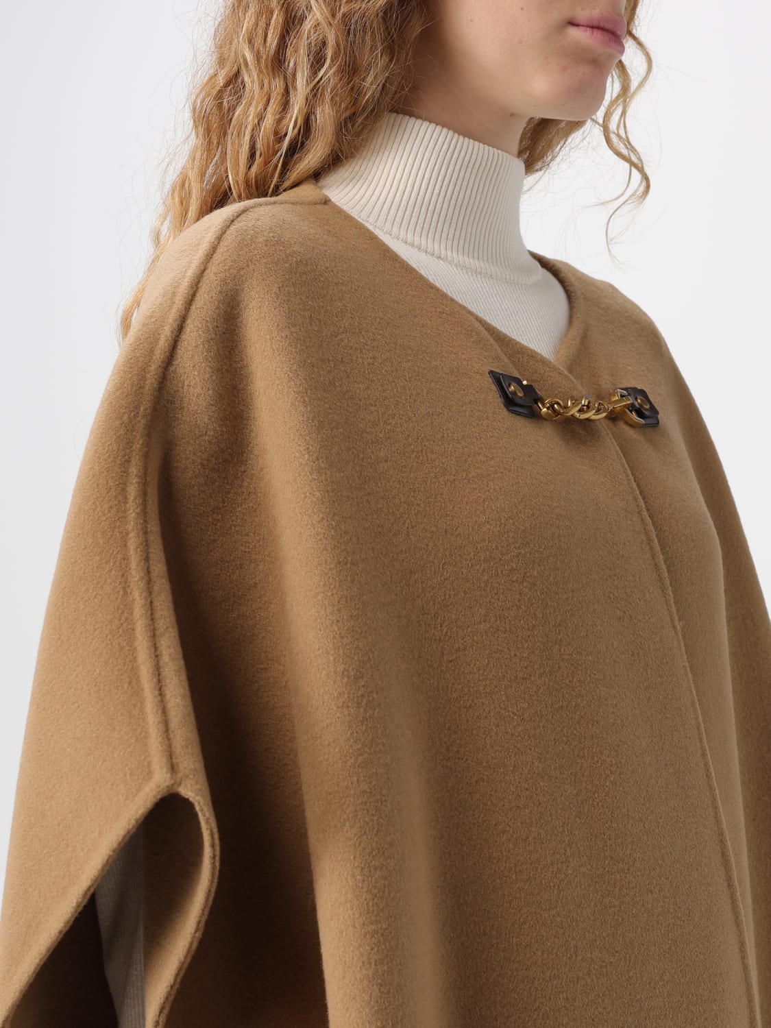 MICHAEL KORS COAT: Coat woman Michael Kors, Camel - Img 4