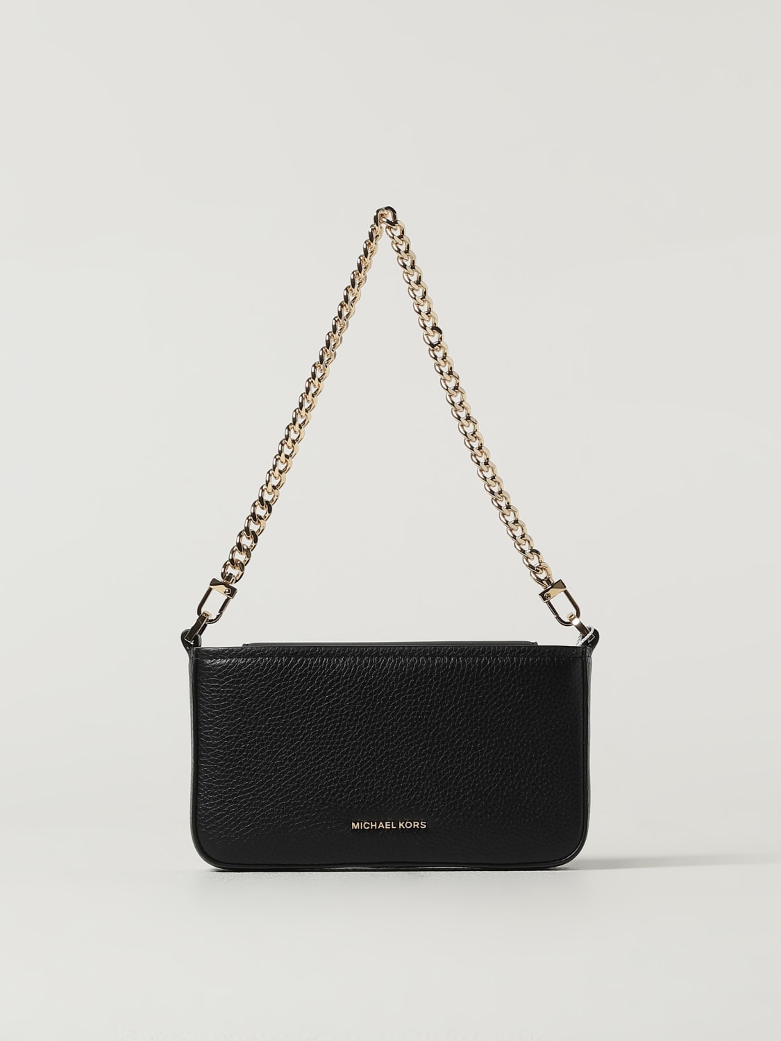 MICHAEL KORS BORSA MINI: Borsa Bryant Small Michael Kors in pelle a grana , Nero - Img 1