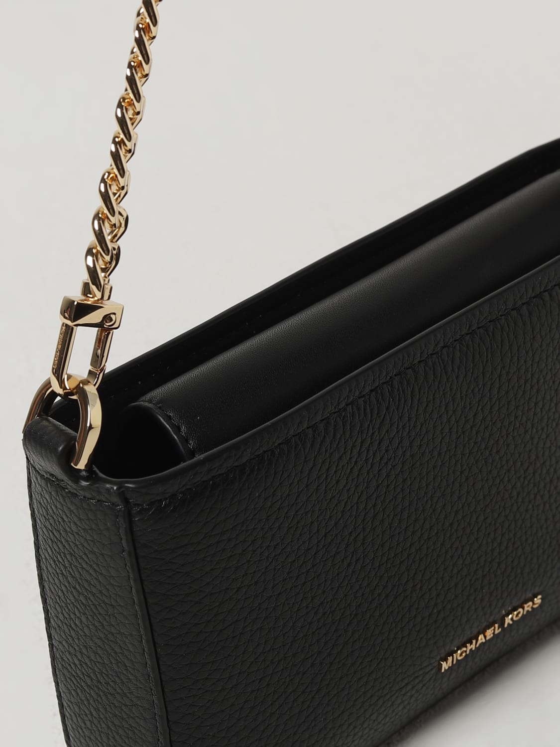 MICHAEL KORS BORSA MINI: Borsa Bryant Small Michael Kors in pelle a grana , Nero - Img 3