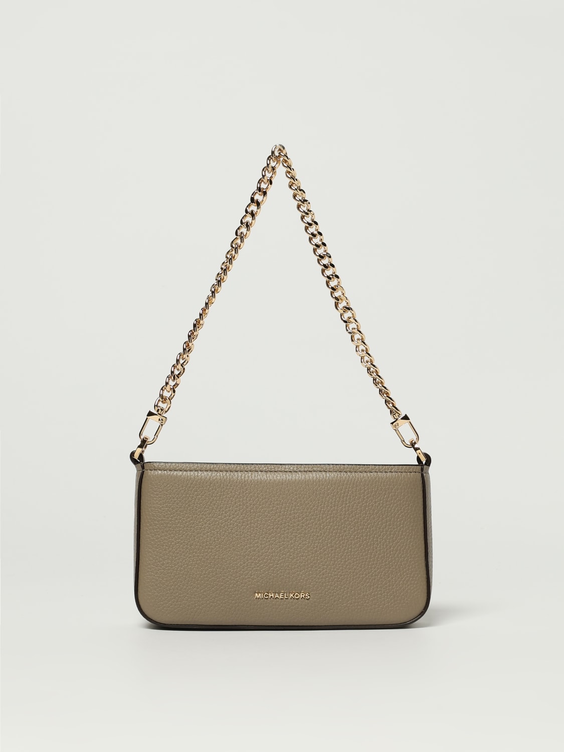 MICHAEL KORS BORSA MINI: Borsa Bryant Small Michael Kors in pelle a grana , Sabbia - Img 1