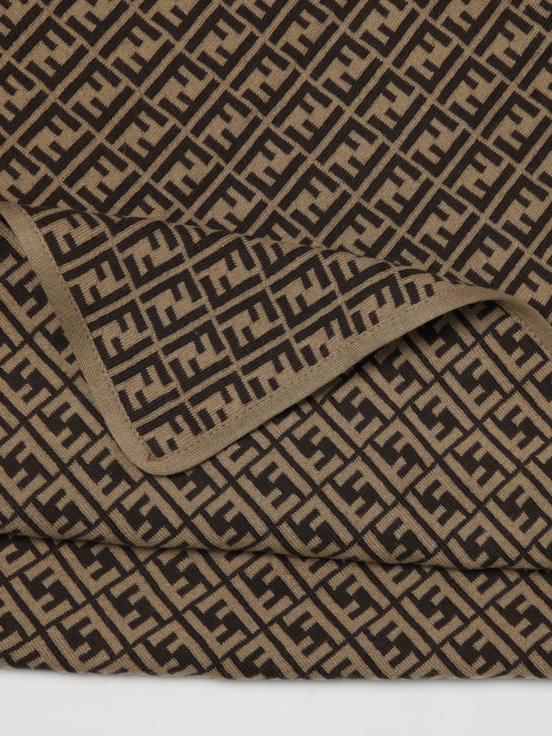FENDI BEDCOVERS AND BLANKETS: Bedcovers and blankets lifestyle Fendi, Brown - Img 3