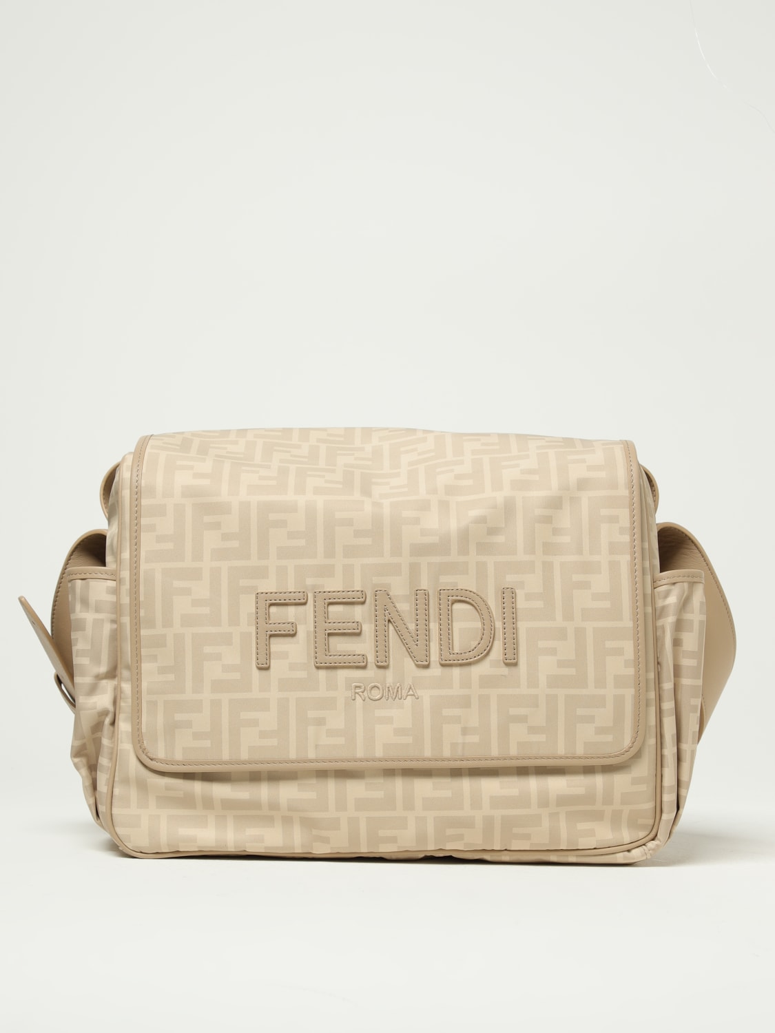 FENDI BLANKET SET: Bag kids Fendi, Beige - Img 1