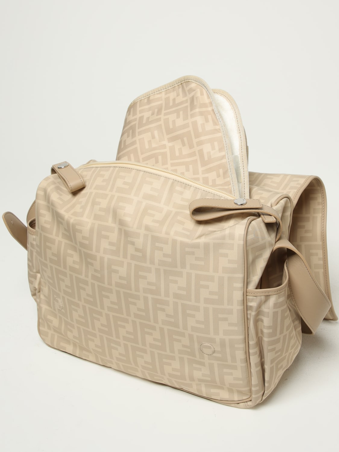 FENDI BLANKET SET: Bag kids Fendi, Beige - Img 4