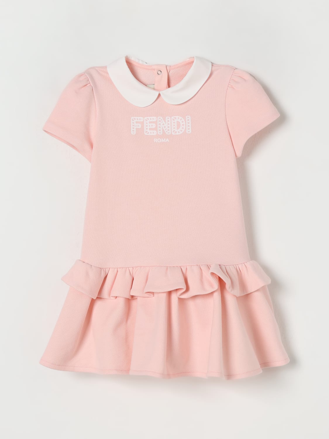 FENDI BARBOTEUSE: Robe enfant Fendi, Rose - Img 1