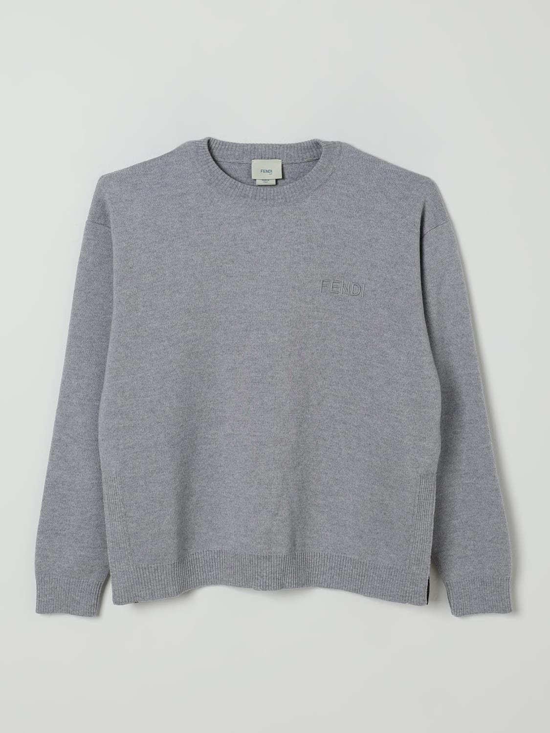 FENDI PULLOVER: Pullover kinder Fendi, Grau - Img 1