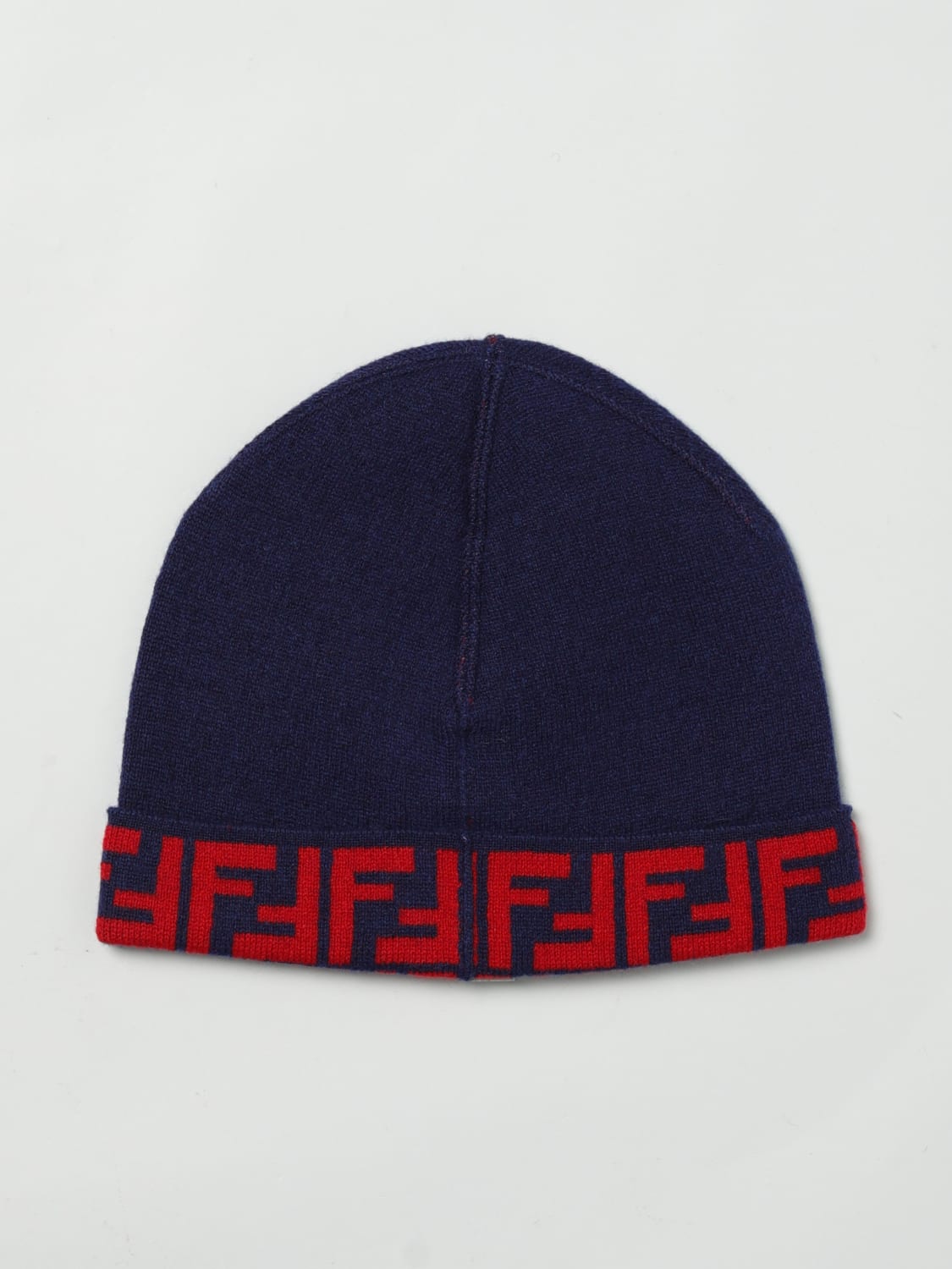 FENDI HAT: Girls' hats kids Fendi, Blue - Img 2