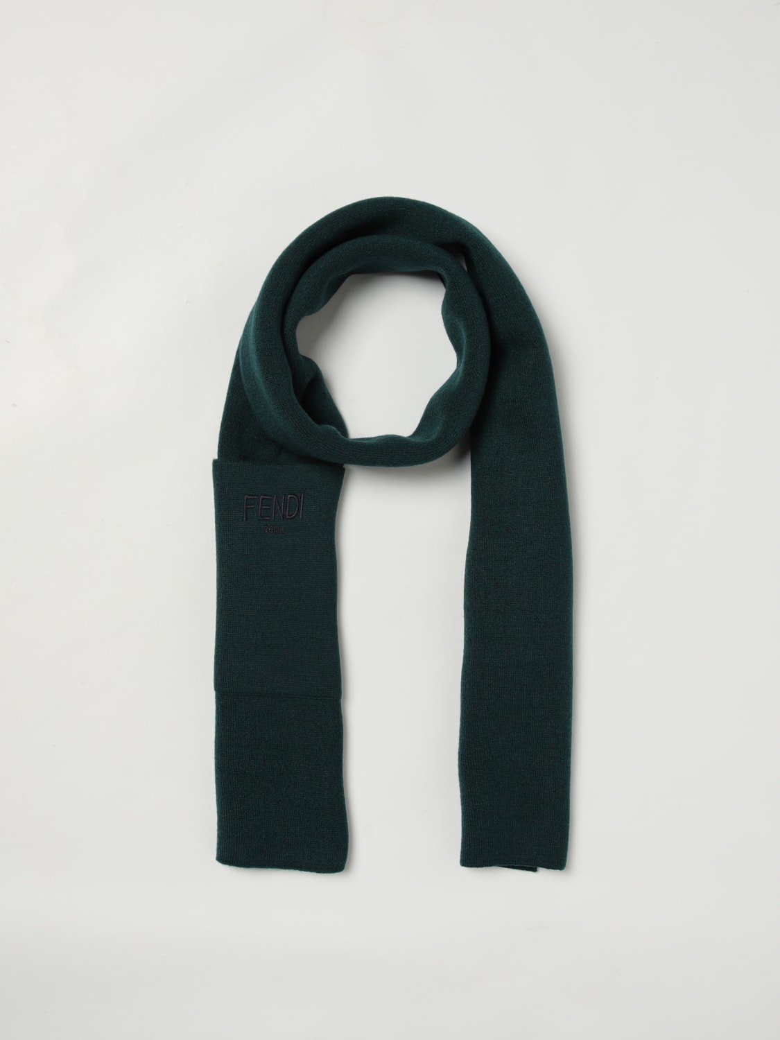 FENDI SCHAL: Schal kinder Fendi, Grün - Img 2