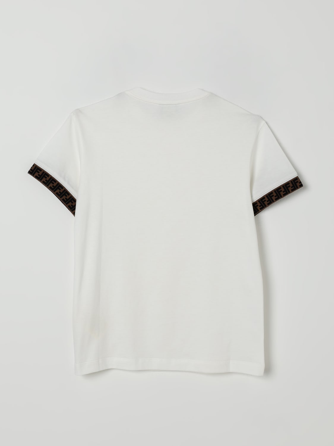 FENDI T-SHIRT: T-shirt kids Fendi, White - Img 2