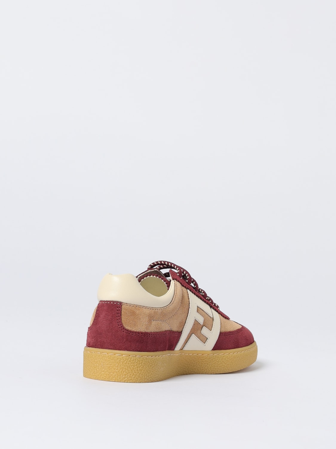 FENDI SNEAKERS: Sneakers kids Fendi, Burgundy - Img 3
