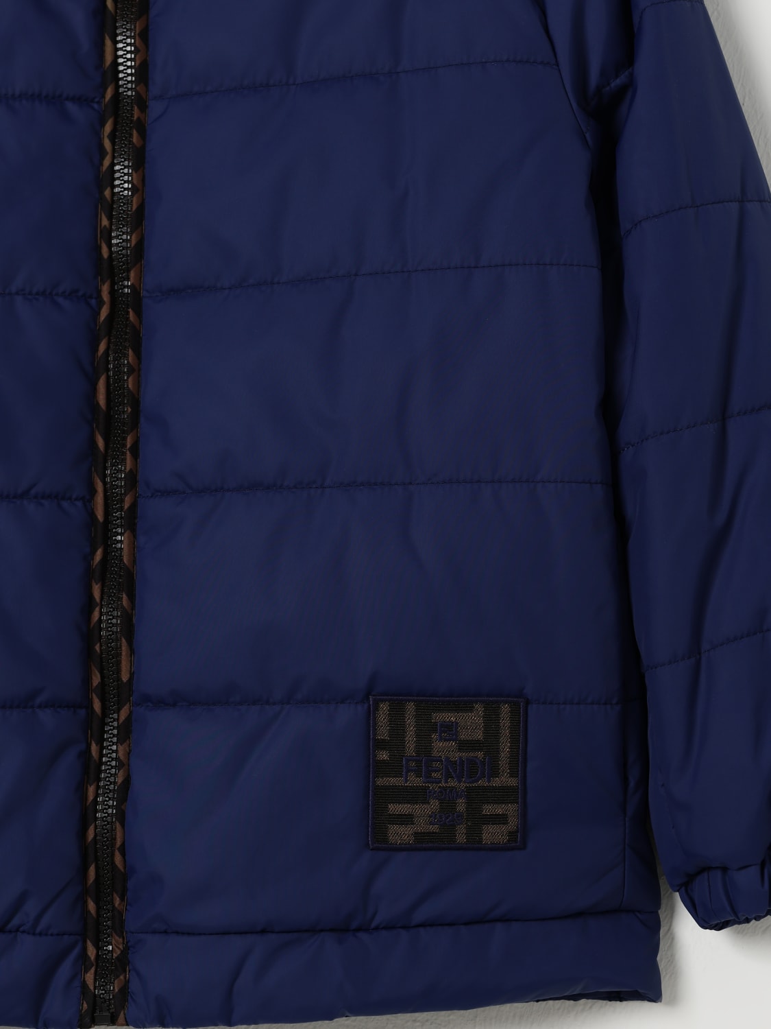 FENDI JACKE: Jacke kinder Fendi, Blau - Img 3