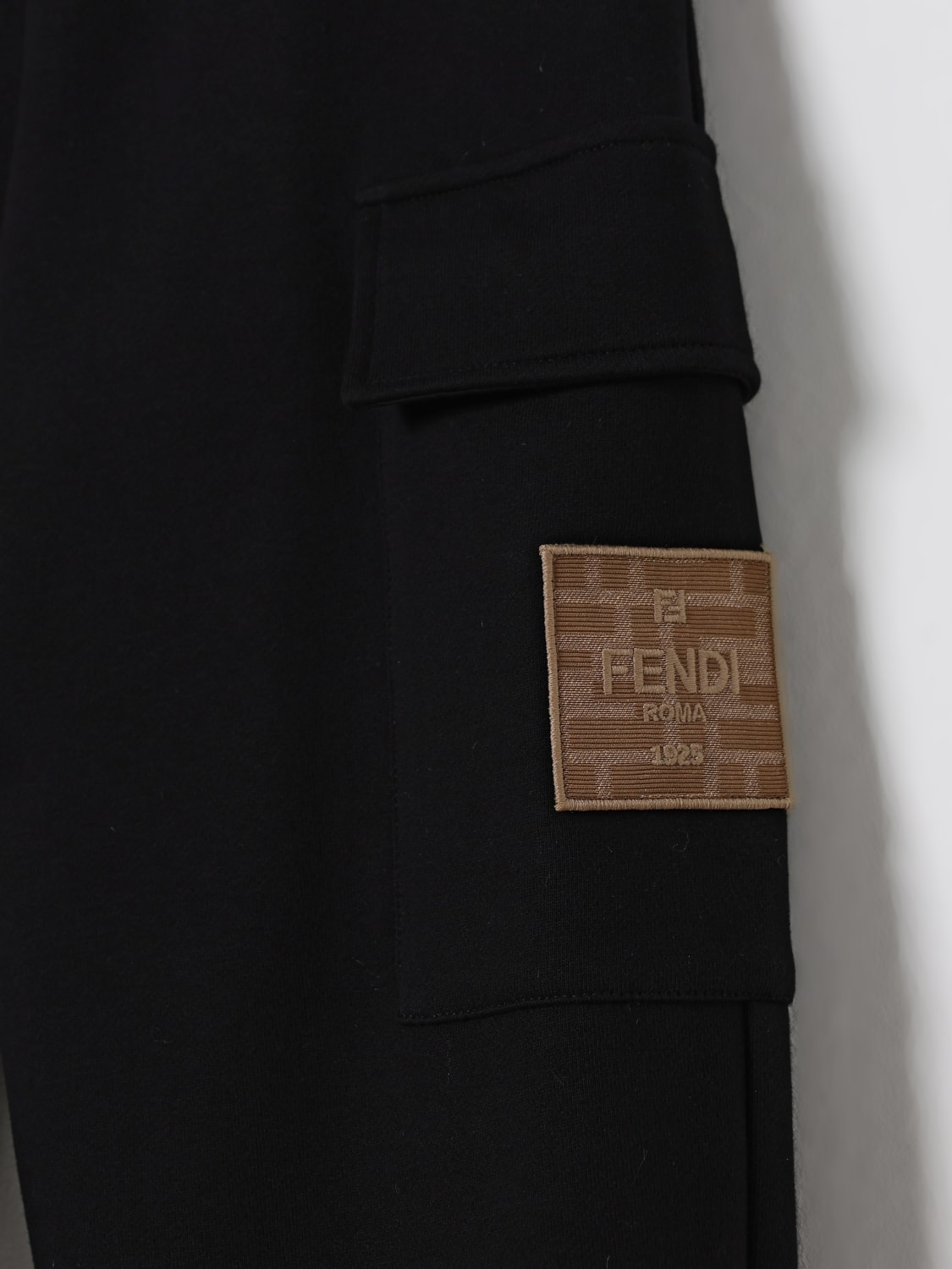 FENDI HOSE: Hose kinder Fendi, Schwarz - Img 3