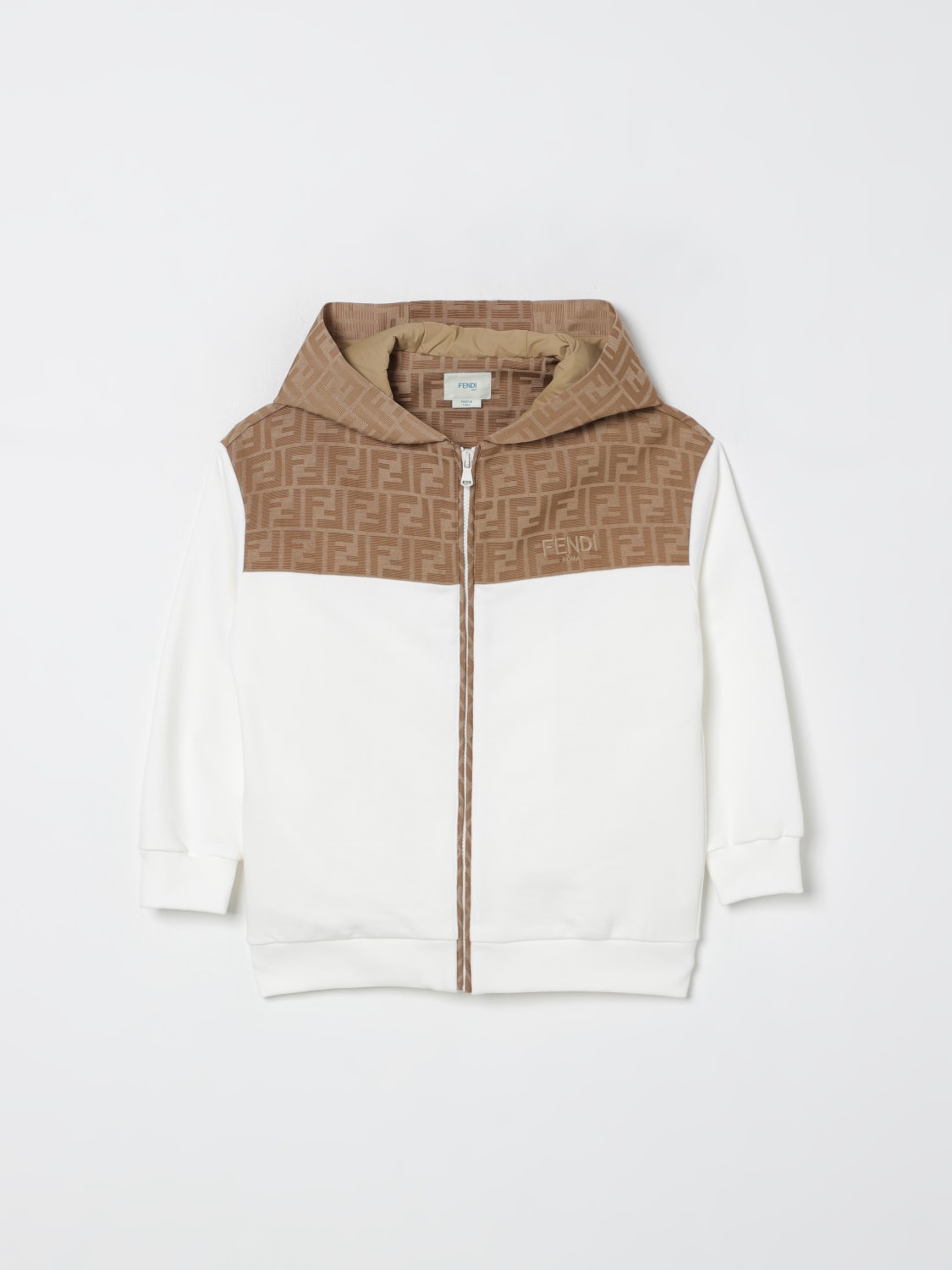 FENDI JACKE: Jacke kinder Fendi, Weiß - Img 1