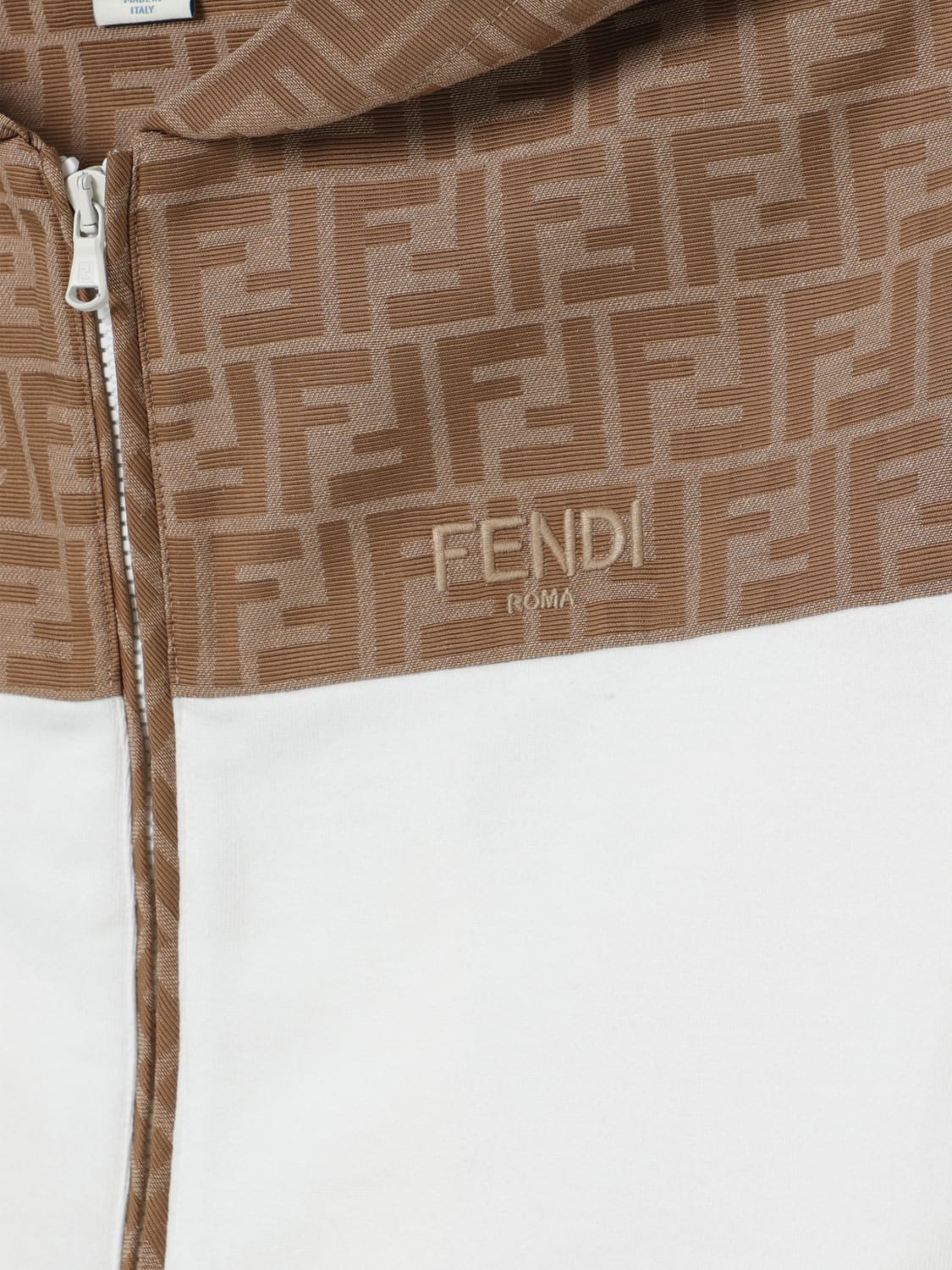 FENDI JACKE: Jacke kinder Fendi, Weiß - Img 3