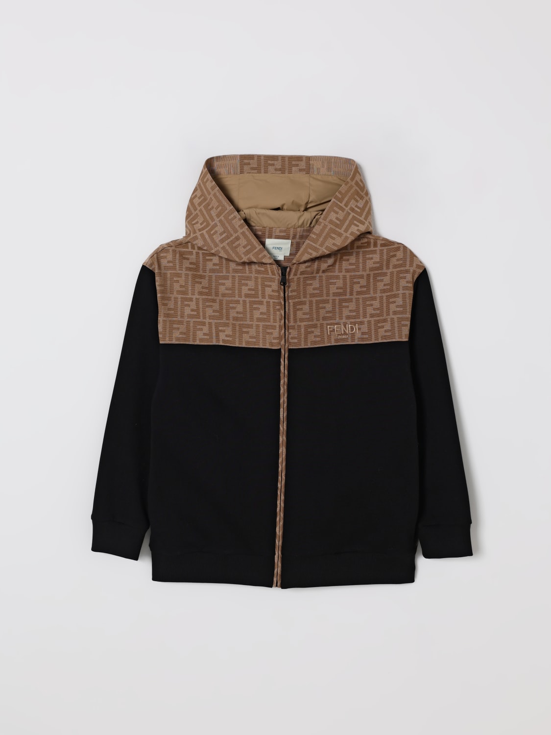 FENDI JACKE: Jacke kinder Fendi, Camel - Img 1