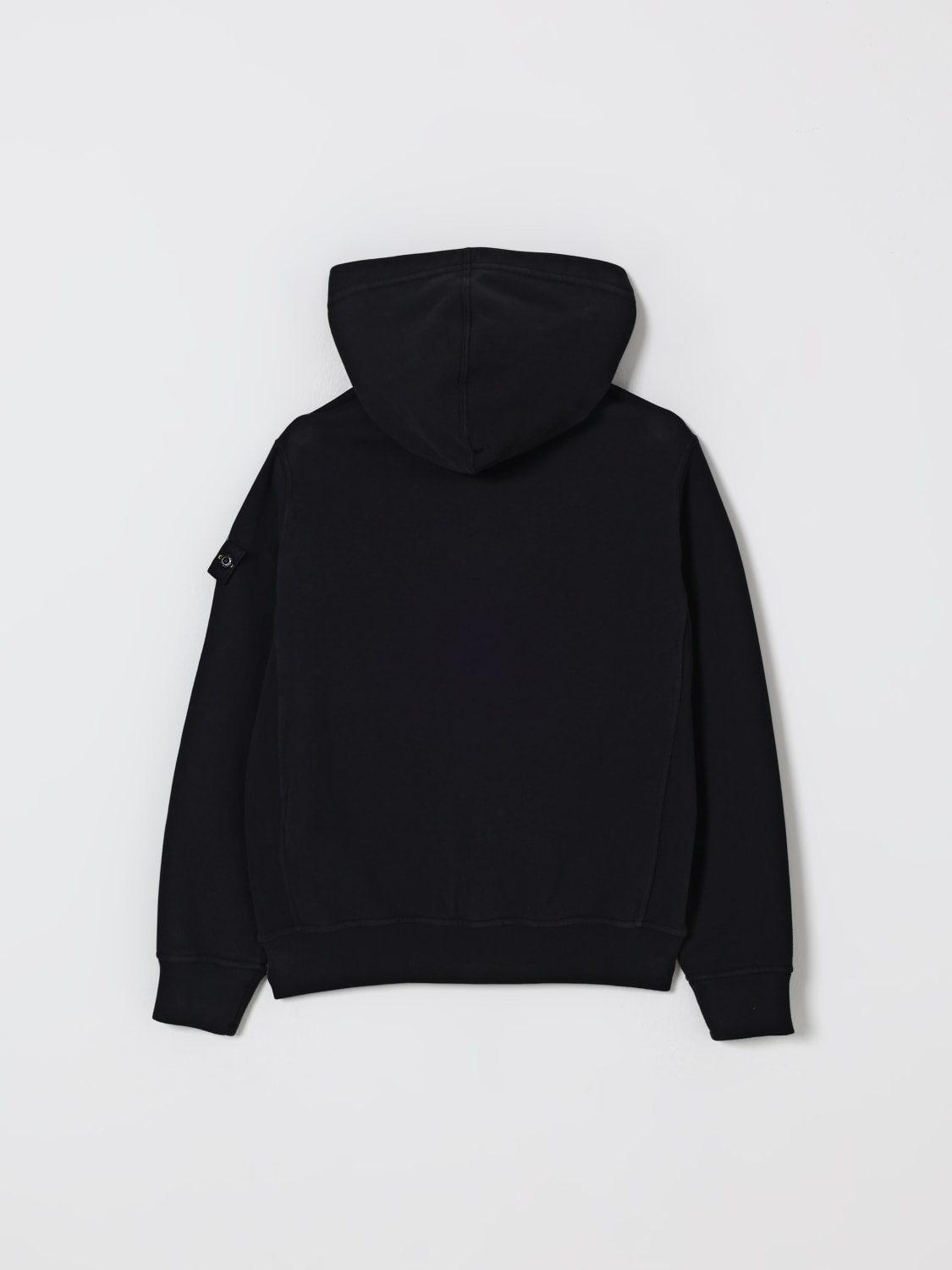 STONE ISLAND JUNIOR JERSEY: Jersey niños Stone Island Junior, Negro - Img 2