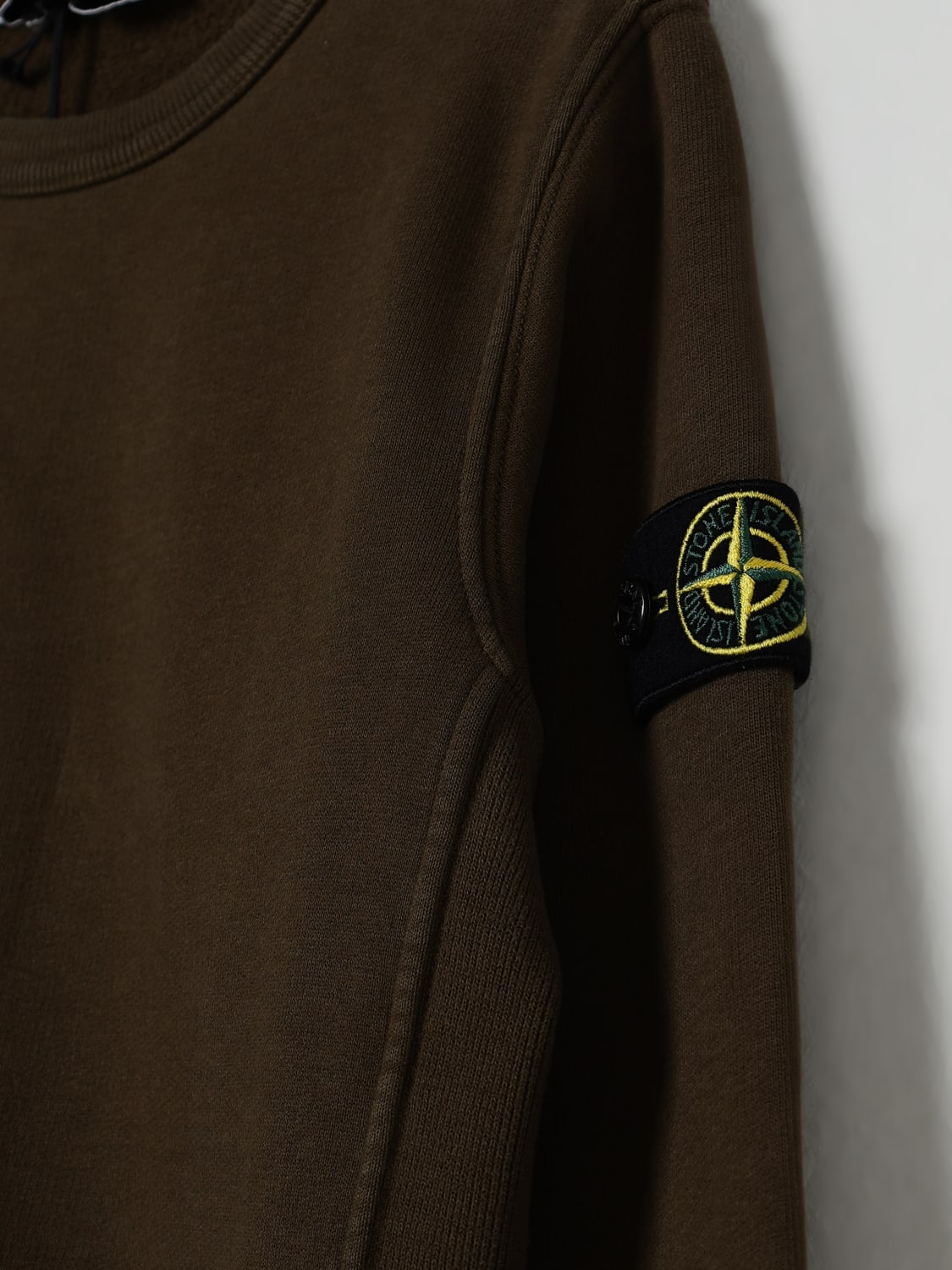 STONE ISLAND JUNIOR SWEATER: Sweater kids Stone Island Junior, Green - Img 3