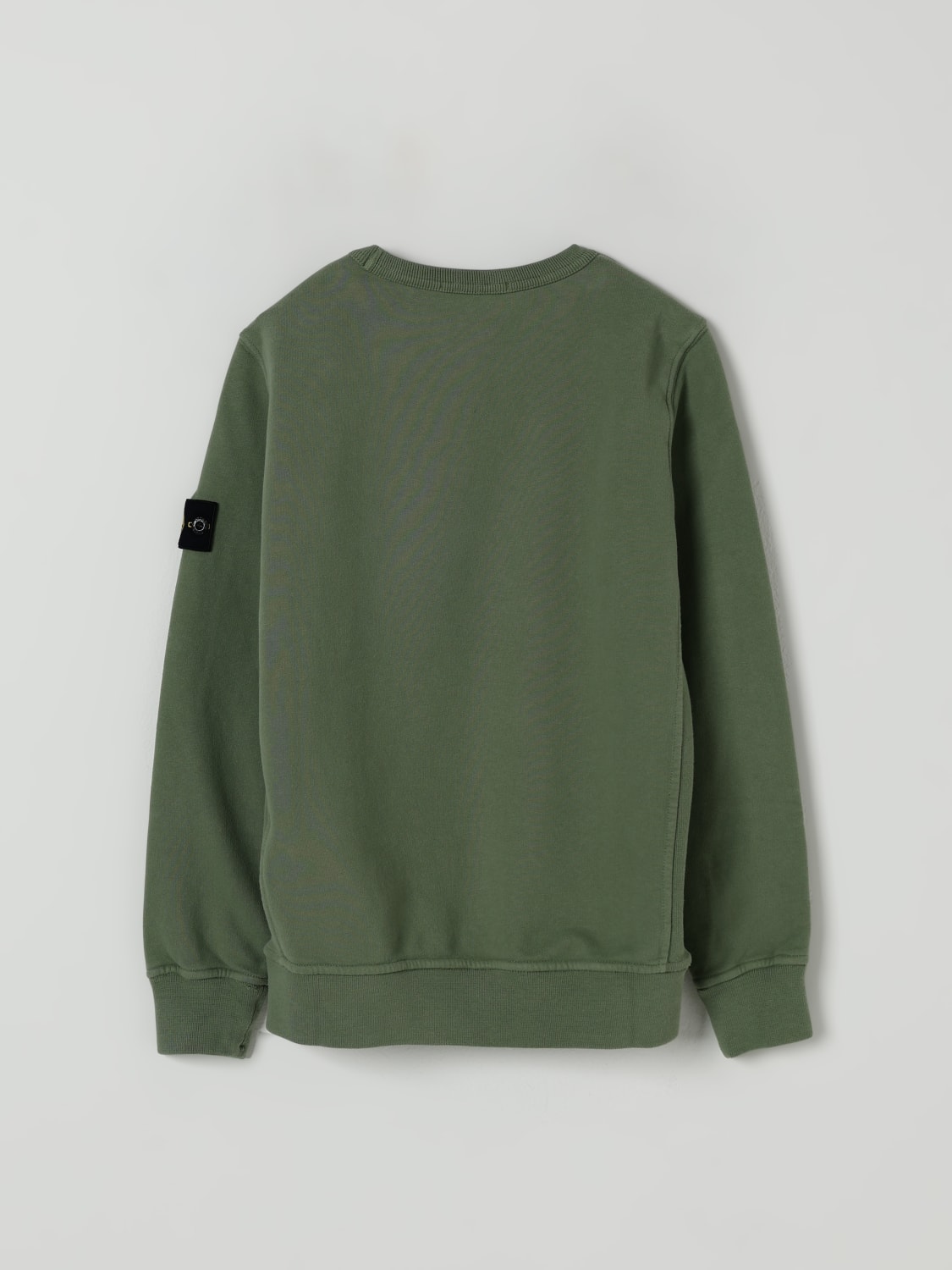 STONE ISLAND JUNIOR PULLOVER: Pullover kinder Stone Island Junior, Sage Grün - Img 2