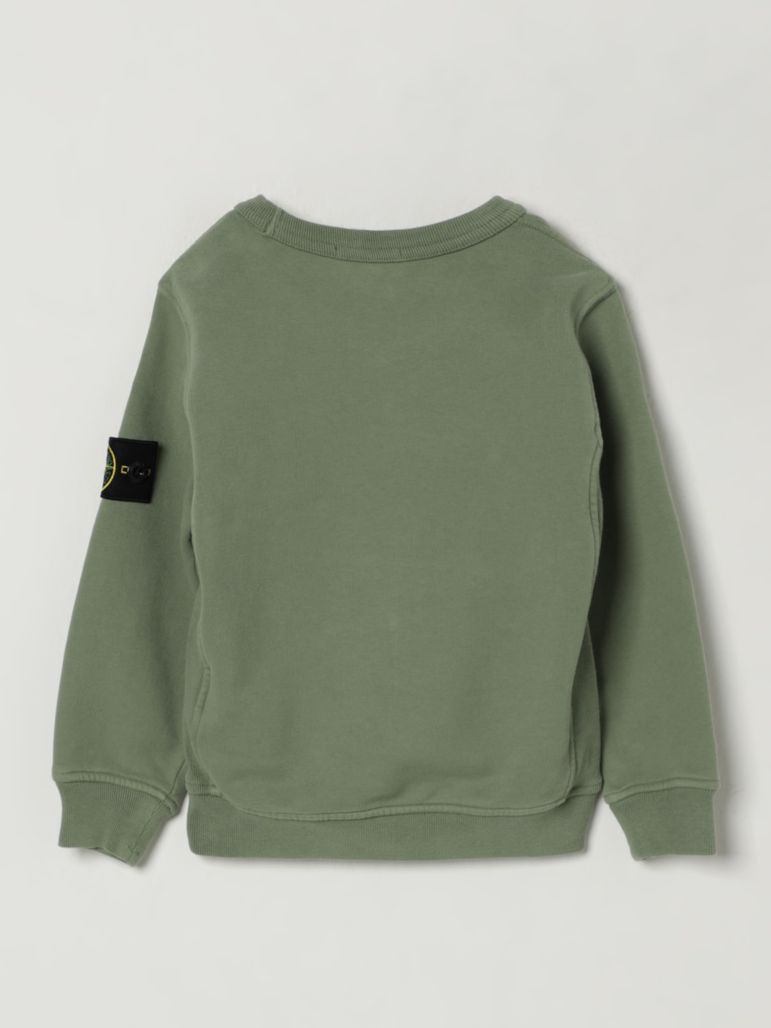STONE ISLAND JUNIOR SWEATER: Sweater kids Stone Island Junior, Military - Img 2