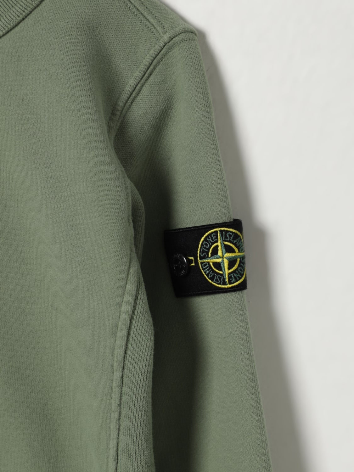 STONE ISLAND JUNIOR SWEATER: Sweater kids Stone Island Junior, Military - Img 3