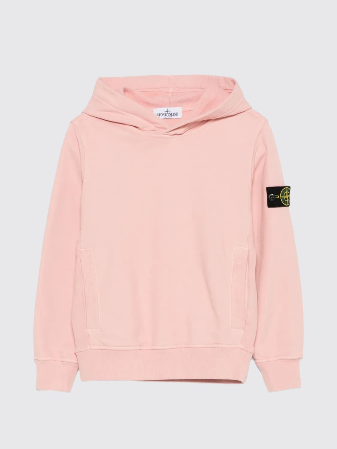 STONE ISLAND JUNIOR SWEATER: Sweater kids Stone Island Junior, Pink - Img 1