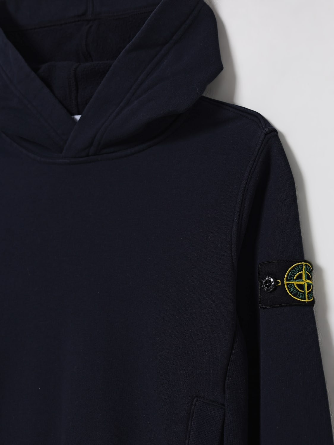 STONE ISLAND JUNIOR SWEATER: Sweater kids Stone Island Junior, Navy - Img 3